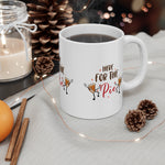 Funny Here for the Pie Mug | Thanksgiving Coffee Cup | Gift for Foodies, Fall Decor, Holiday Kitchen, Quirky Drinkware