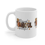 Thankful Blessings Mug | Fall Decor for Thanksgiving | Grateful Coffee Cup | Pumpkin Spice Lover Gift | Holiday Sipware
