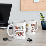 Grateful & Blessed Mug | Thanksgiving Gift, Coffee Cup, Cozy Home Decor, Appreciation Gift, Rustic Style