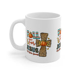 Fall For Jesus Mug - 11oz Ceramic Coffee Cup, Christian Gift for Thanksgiving, Autumn Decor, Inspirational Drinkware, Faith-based Present