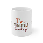 Thanksgiving Turkey Mug, I'm the Little Turkey Coffee Cup, Fall Decor, Holiday Gift, Autumn Mug, Festive Kitchenware