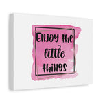 Inspirational Canvas Wall Art – Enjoy the Little Things