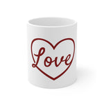 Love Coffee Mug 11oz-Mug-Mugs Crazy