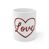 Love Coffee Mug 11oz-Mug-Mugs Crazy