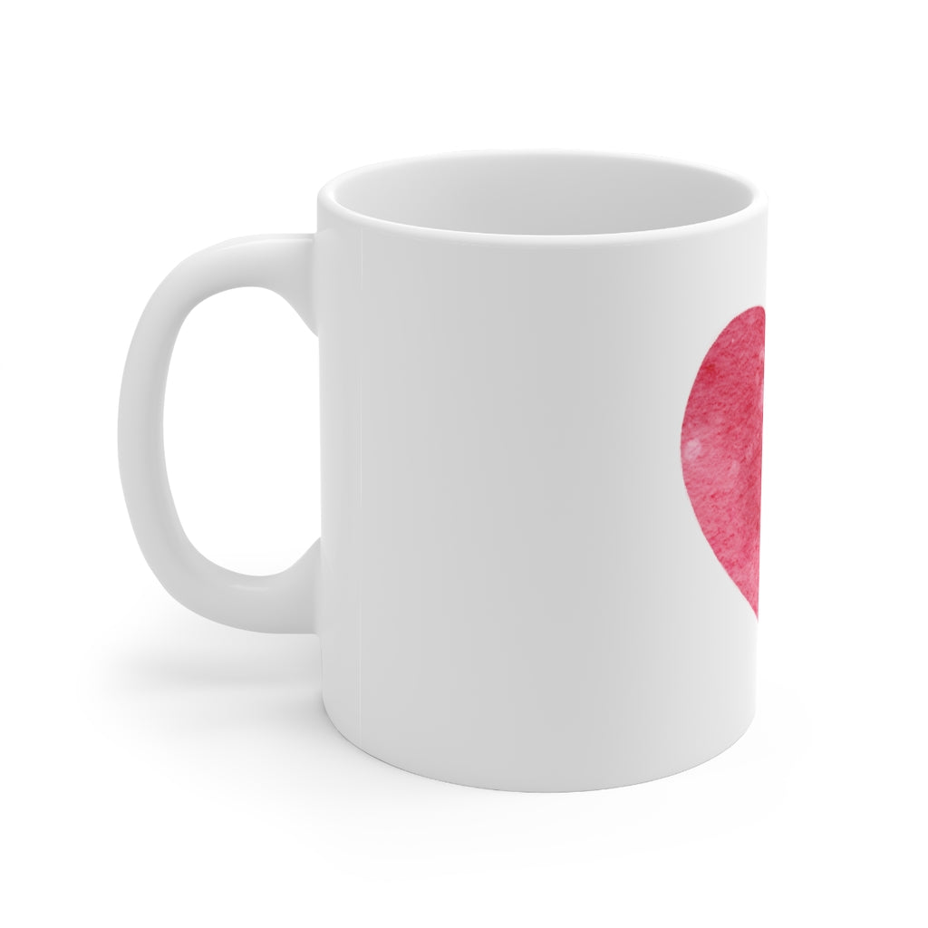 Heart Coffee Mug 11oz-Mug-Mugs Crazy