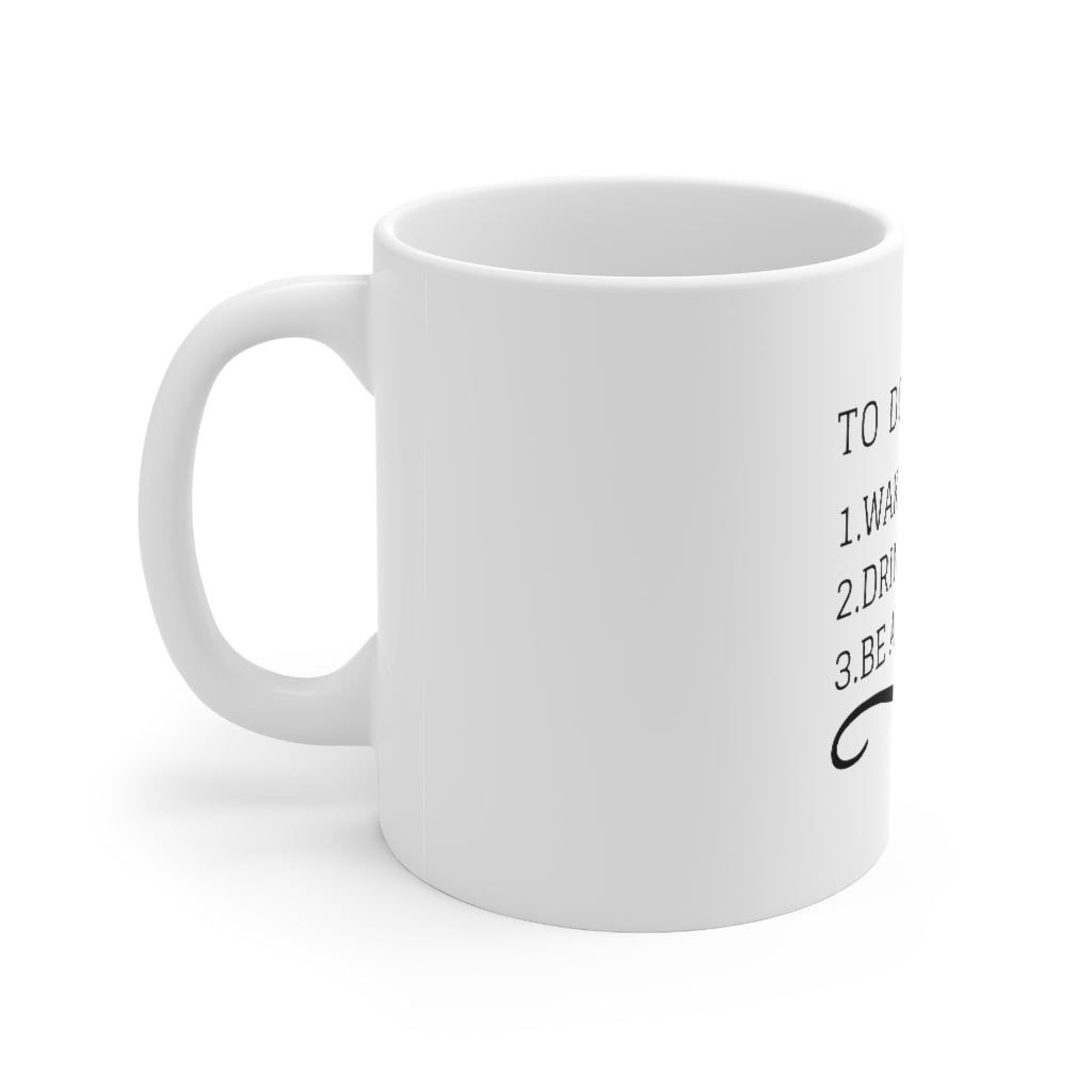 Drink Coffee and Be Awesome Mug 11oz-Mug-Mugs Crazy