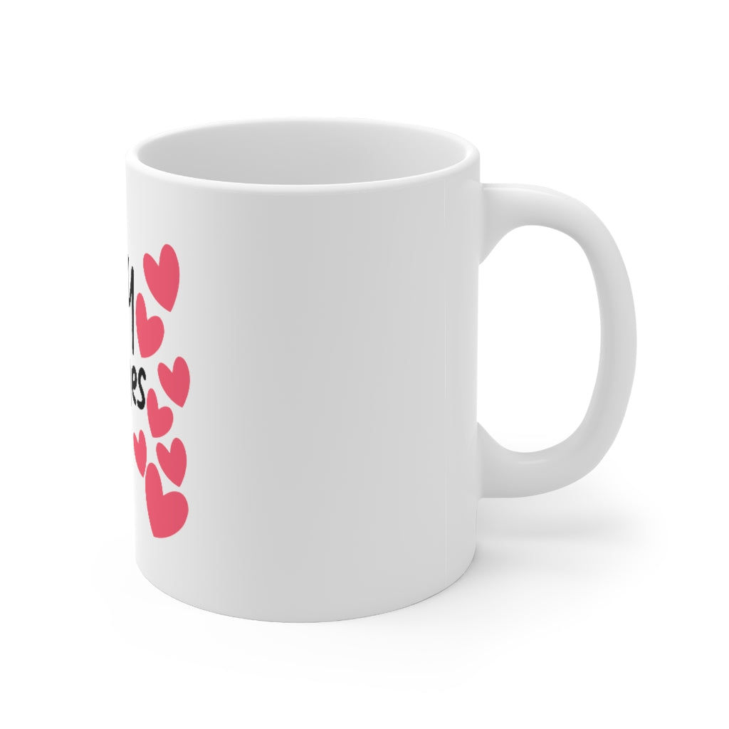 Happy Valentine's Day Coffee Mug 11oz-Mug-Mugs Crazy