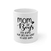 Mom of Boys Less Drama Coffee Mug 11oz-Mug-Mugs Crazy