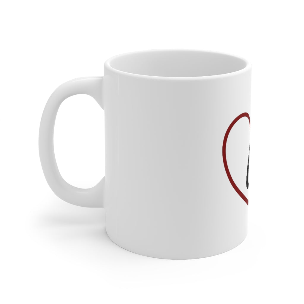 Love Coffee Mug 11oz-Mug-Mugs Crazy