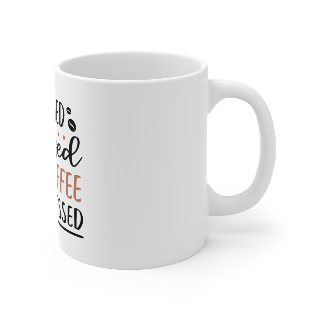 Stressed Blessed and Coffee Obsessed Mug 11oz-Mug-Mugs Crazy