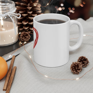 Heart Mug 11oz-Mug-Mugs Crazy