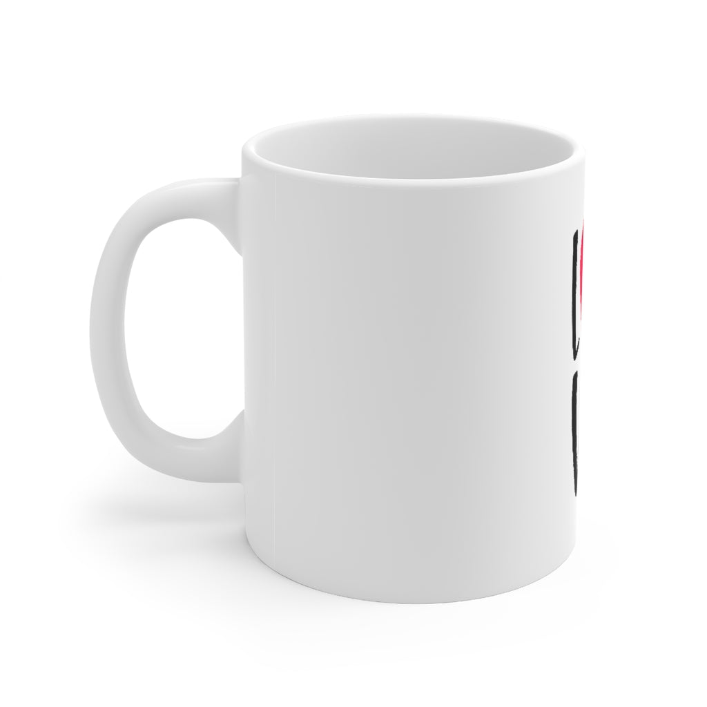 Love Coffee Mug 11oz-Mug-Mugs Crazy