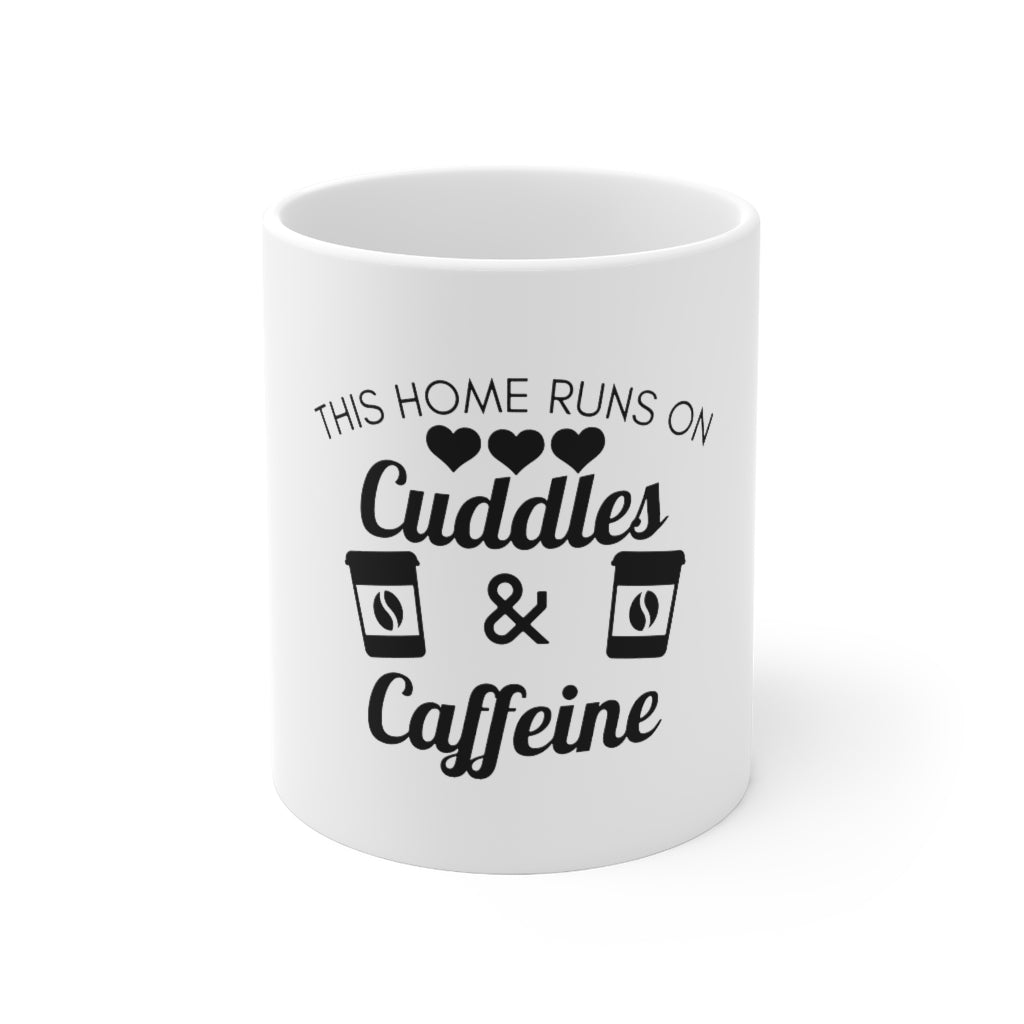 Cuddles and Caffeine Mug 11oz-Mug-Mugs Crazy