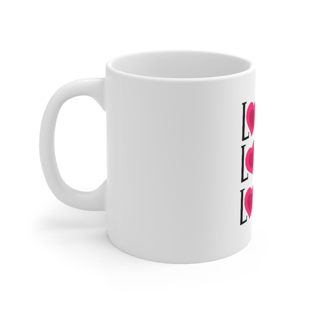 Love Coffee Mug 11oz-Mug-Mugs Crazy