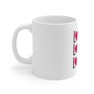 Love Coffee Mug 11oz-Mug-Mugs Crazy