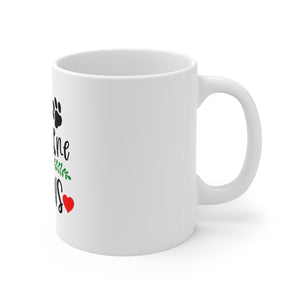 My Valentine Has Paws Coffee Mug 11oz-Mug-Mugs Crazy