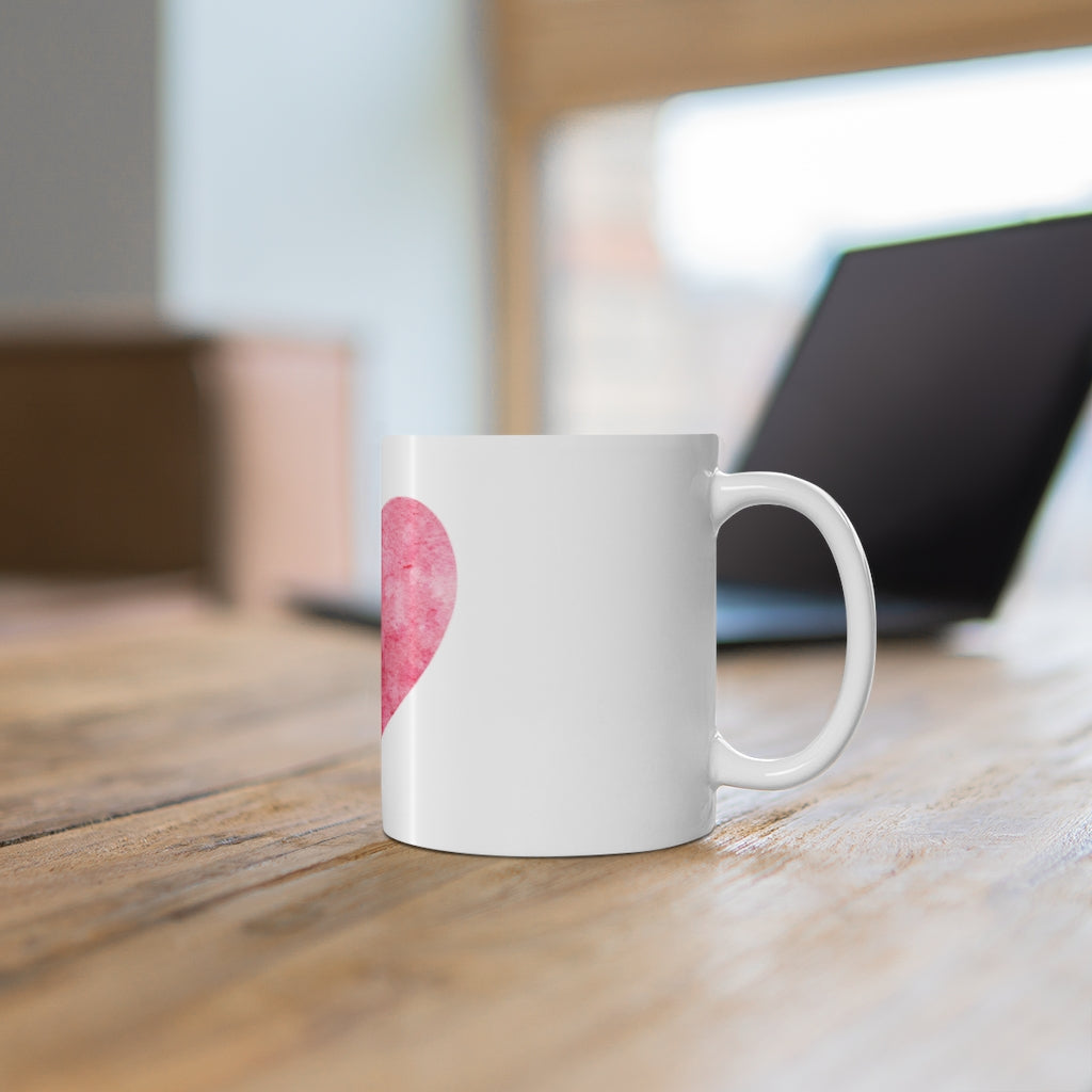 Heart Coffee Mug 11oz-Mug-Mugs Crazy