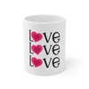 Love Coffee Mug 11oz-Mug-Mugs Crazy