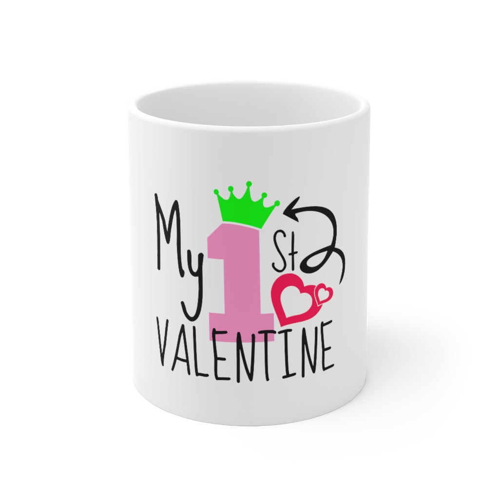 My First Valentine Coffee Mug 11oz-Mug-Mugs Crazy