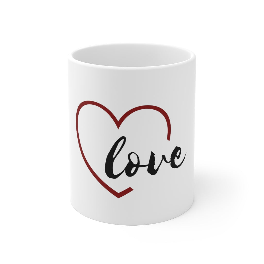 Love Coffee Mug 11oz-Mug-Mugs Crazy