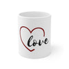 Love Coffee Mug 11oz-Mug-Mugs Crazy