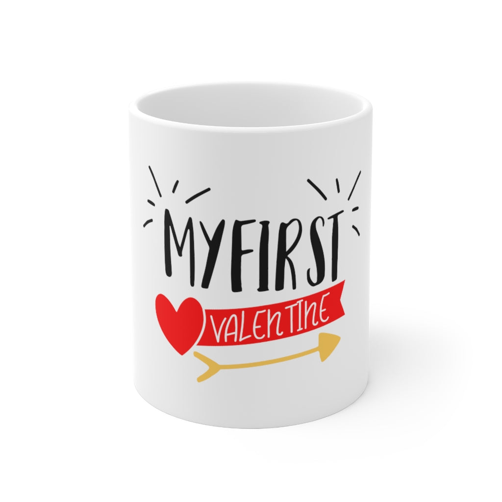 My First Valentine Coffee Mug 11oz-Mug-Mugs Crazy
