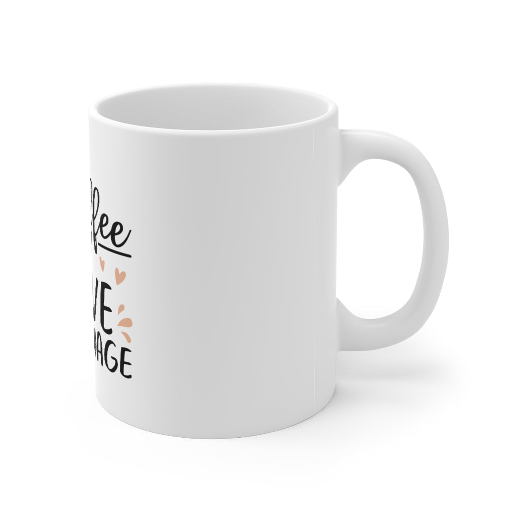 Coffee is My Love Language Mug 11oz-Mug-Mugs Crazy